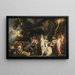 Hedelmällisyyden allegoria - Jacob Jordaens — kehystetty taideteos seinällä