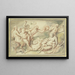 Bacchanale-maalaus - Jacob Jordaens — kehystetty taideteos seinällä