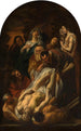 La Mise au tombeau du Christ - Jacob Jordaens — näkymä teoksesta