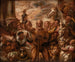 Diogène etsii rehellistä miestä - Jacob Jordaens — näkymä teoksesta
