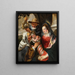 Sainte Famille avec sainte Anne - Jacob Jordaens — kehystetty taideteos seinällä
