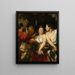 Méléagre et Atalante - Jacob Jordaens — kehystetty taideteos seinällä