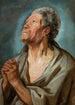 Étude d'un vieil homme aux mains jointes - Jacob Jordaens — näkymä teoksesta