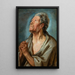 Étude d'un vieil homme aux mains jointes - Jacob Jordaens — kehystetty taideteos seinällä