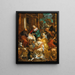 L'Adoration des Mages - Jacob Jordaens — kehystetty taideteos seinällä