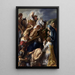 Le Portement de croix - Jacob Jordaens — kehystetty taideteos seinällä