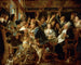 La Fête du Roi des Haricots - Jacob Jordaens — näkymä teoksesta