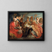 Les quatre Pères de l'Église latine - Jacob Jordaens — kehystetty taideteos seinällä
