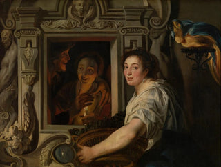 Le Vendeur de fruits - Jacob Jordaens — näkymä teoksesta