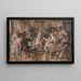 Kuningas juo - Jacob Jordaens — kehystetty taideteos seinällä
