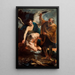 Le Sacrifice d'Isaac - Jacob Jordaens — kehystetty taideteos seinällä