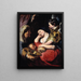 La Tentation de la Madeleine - Jacob Jordaens — kehystetty taideteos seinällä