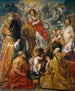 La vénération de l'Eucharistie - Jacob Jordaens — näkymä teoksesta