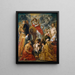La vénération de l'Eucharistie - Jacob Jordaens — kehystetty taideteos seinällä