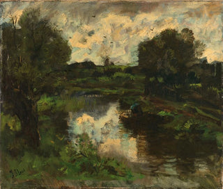 Polderin maisema ukkosen jälkeen - Jacob Maris — näkymä teoksesta