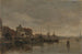 La tour des pleureuses avec le pont sur le Gelderse Kade à Amsterdam - Jacob Maris — näkymä teoksesta
