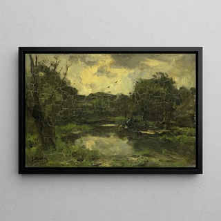 Jacob Maris - Landschap met schuit.webp