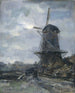 Moulin au clair de lune - Jacob Maris — näkymä teoksesta