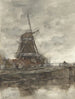 Moulin et pont du Noordwestbuitensingel à La Haye - Jacob Maris — näkymä teoksesta