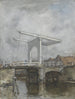 Le pont-levis - Jacob Maris — näkymä teoksesta