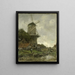 Le moulin à vent - Jacob Maris — kehystetty taideteos seinällä