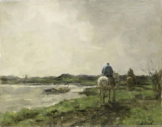 Chemin de halage - Jacob Maris — näkymä teoksesta