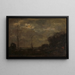 Canal au clair de lune - Jacob Maris — kehystetty taideteos seinällä