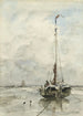 Visserspink rannalla - Jacob Maris — näkymä teoksesta