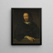 Portrait of a Man After Philippe de Champaigne Louvre - Jacob Munch — kehystetty taideteos seinällä