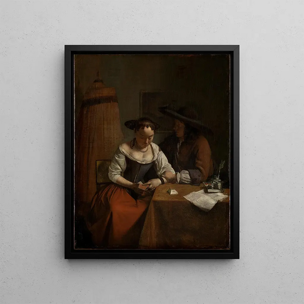 Jacob Ochtervelt - Der Liebesantrag an die Lesende.webp