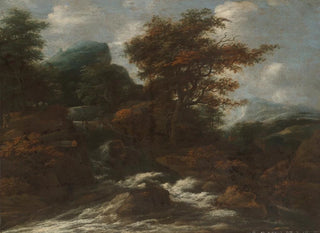 Jacob Salomonsz van Ruysdael - Landscape with Waterfalls.webp