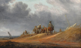 Jacob Salomonsz van Ruysdael - Market by the Seashore.webp