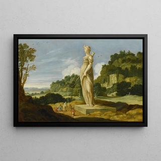 Jacob Symonsz Pynas - Landscape With Worshippers At The Altar Of Diana.webp