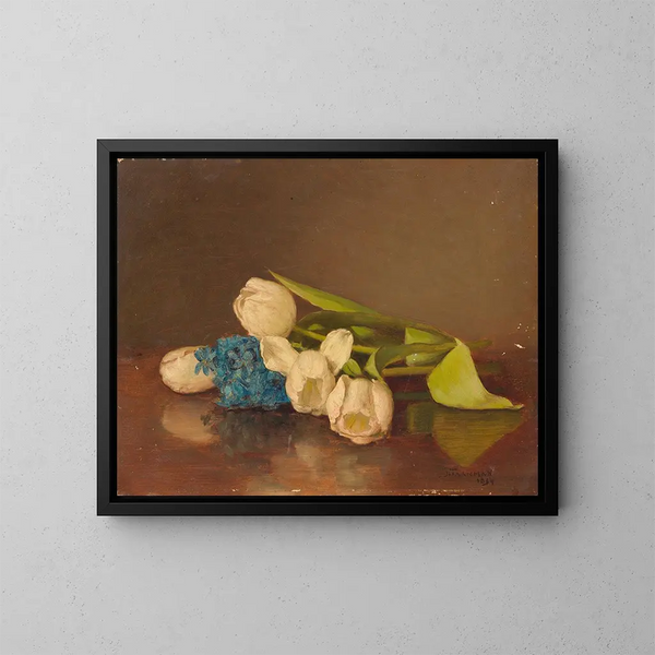 Tulipes couchées - Jacob Taanman — kehystetty taideteos seinällä