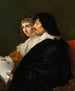 Kaksosportretti Constantijn Huygens 1596-1687 ja Suzanna van Baerle 1599-1637 - Jacob van Campen — näkymä teoksesta