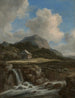 Vuoristoinen vesiputous - Jacob van Ruisdael — näkymä teoksesta