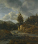 Pohjoismaisesta maisemasta virran kanssa - Jacob van Ruisdael — näkymä teoksesta