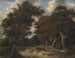 Reitti metsän läpi tammi- jaapani - Jacob van Ruisdael — näkymä teoksesta
