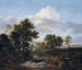 Metsäinen maisema joen kanssa - Jacob van Ruisdael — näkymä teoksesta