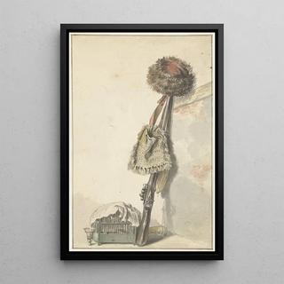 Jacob van Strij - Jachtstilleven met vogelkooi.webp