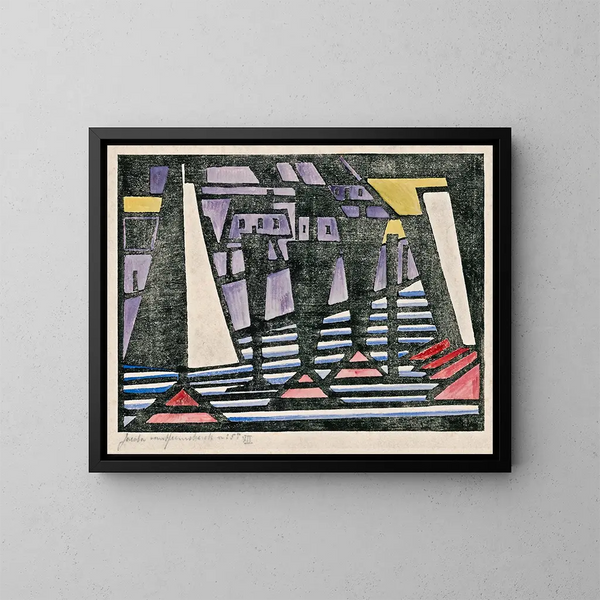 Composition VII - Jacoba van Heemskerck — kehystetty taideteos seinällä