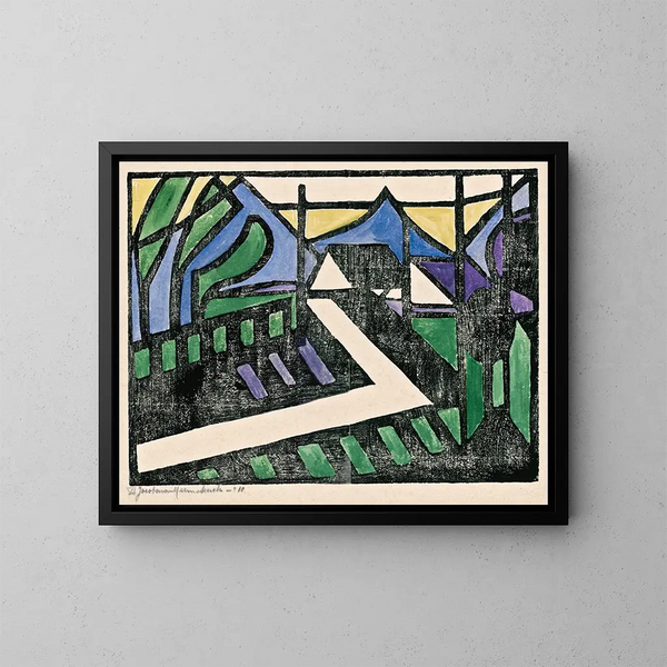 Composition VI n° 1 - Jacoba van Heemskerck — kehystetty taideteos seinällä