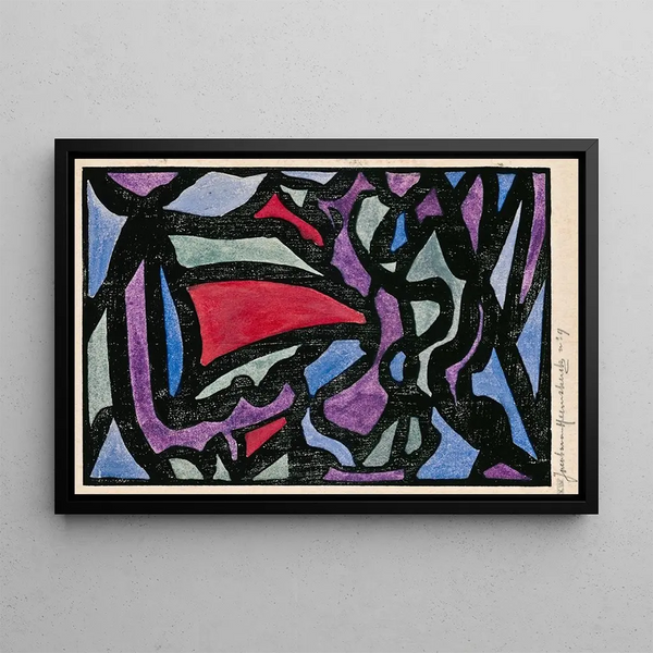 Koostumus nro 1 - Jacoba van Heemskerck — kehystetty taideteos seinällä