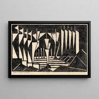 Jacoba van Heemskerck - Stylized Sailboats.webp