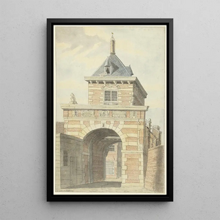 Jacobus Andreas Crescent - Gezicht op de oude Vriesche Poort te Alkmaar.webp