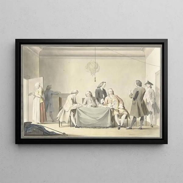 Jacobus Buys - Zitting van Commissarissen tot ontvangst der Liberale Gifte of 50ste penning 12 september 1747.webp