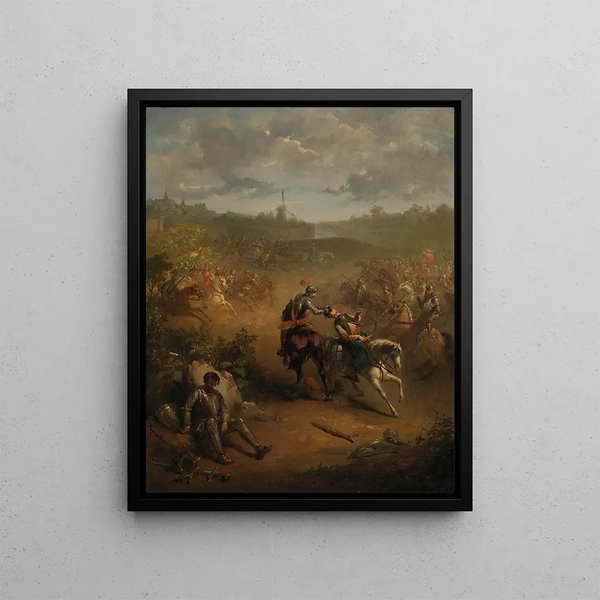 Jacobus van Koningsveld - Het dappere optreden van Marcelis Bax bij Bergen op Zoom Anno 1588.webp