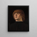 Portrait d'un jeune homme - Jacometto Veneziano — kehystetty taideteos seinällä