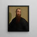 Portrait d'un homme barbu - Jacopo Bassano — kehystetty taideteos seinällä
