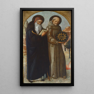 Jacopo Bellini - Saint Anthony Abbot and Saint Bernardino of Siena.webp